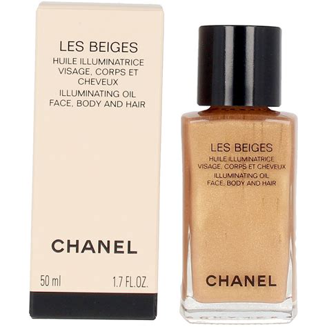 chanel les beiges huile illuminatrice visage corps et cheveux|LES BEIGES FLUIDE ENLUMINEUR Enlumineur de teint effet .